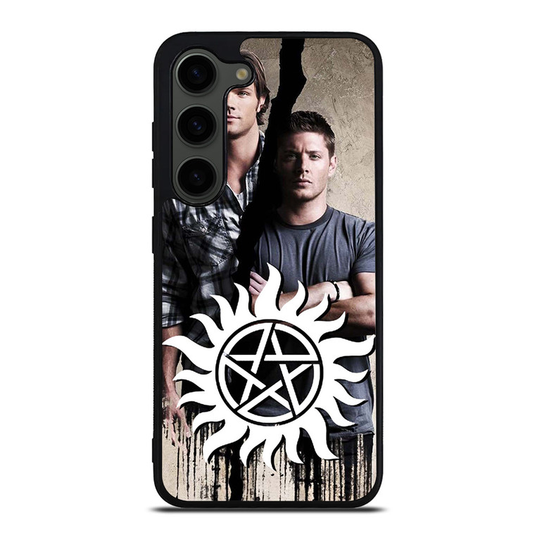 SAM AND DEAN WINCHESTER SUPERNATURAL LOGO  Samsung Galaxy S23 Plus Case Cover