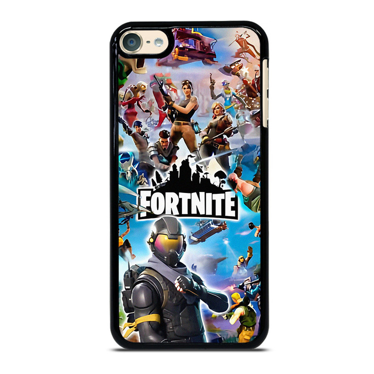 FORTNITE CHARACTERS LOGO iPod 6 Case Cover
