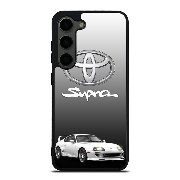TOYOTA SUPRA CAR WHITE EMBLEM  Samsung Galaxy S23 Plus Case Cover TOYOTA SUPRA CAR WHITE EMBLEM  Samsung Galaxy S23 Plus Case Cover