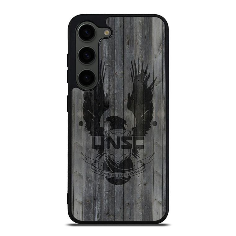 UNITED NATIONS SPACE COMMAND WOOD LOGO  Samsung Galaxy S23 Plus Case Cover