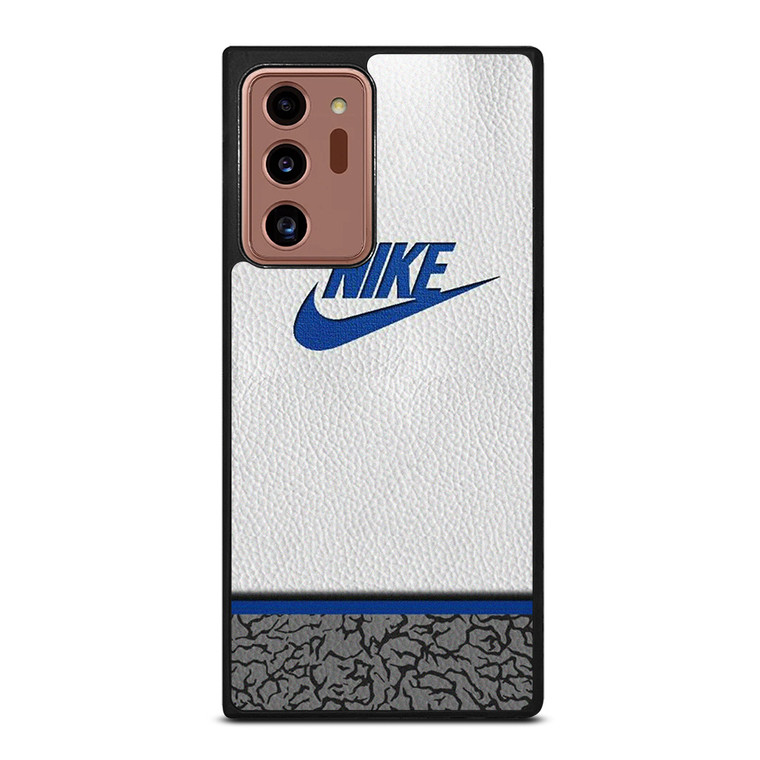 NIKE AIR JORDAN LEATHER BLUE Samsung Galaxy Note 20 Ultra Case Cover