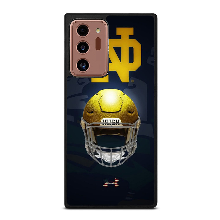 NOTRE DAME FIGHTING IRISH HELMET UNDER ARMOUR Samsung Galaxy Note 20 Ultra Case Cover