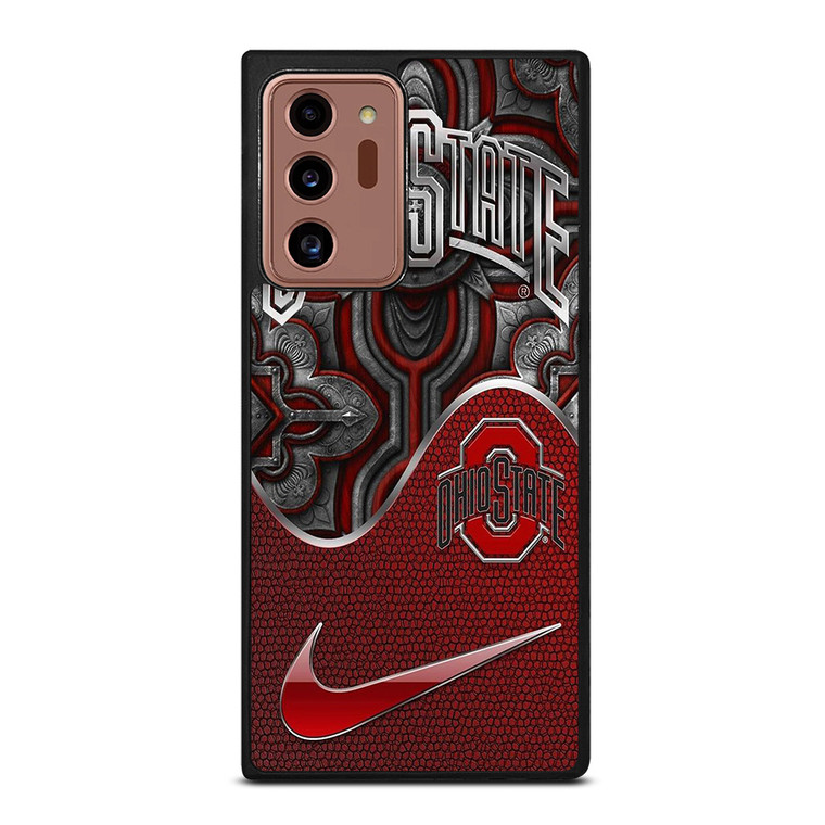 OHIO STATE BUCKEYES METAL EMBLEM Samsung Galaxy Note 20 Ultra Case Cover