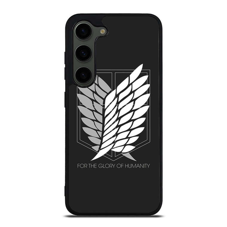 WINGS OF FREEDOM ATTACK ON TITANS HUMANITY SYMBOL  Samsung Galaxy S23 Plus Case Cover