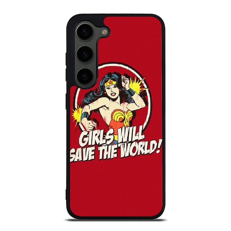 WONDER WOMAN CARTOON BADGE  Samsung Galaxy S23 Plus Case Cover
