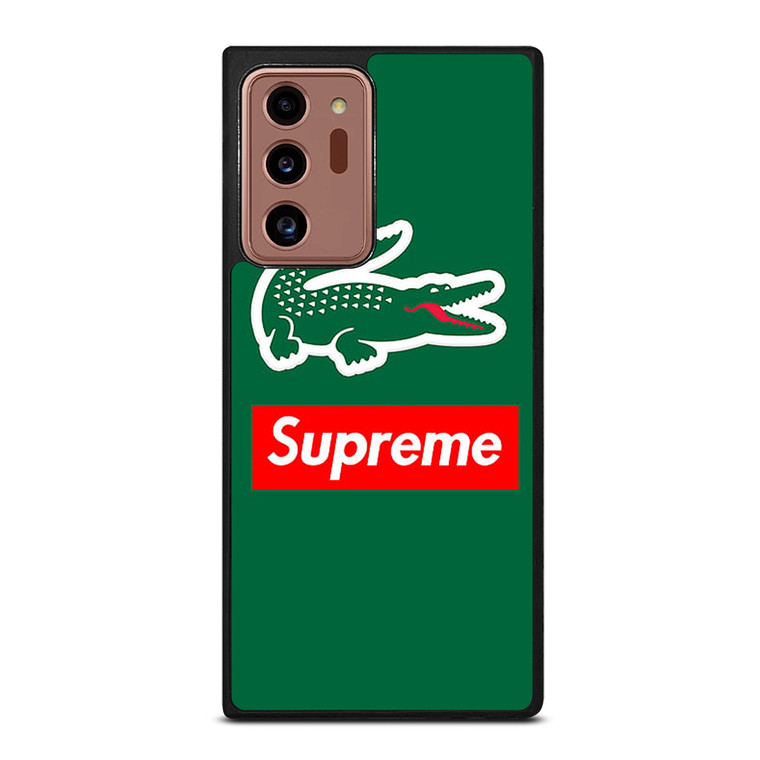 SUPREME X LACOSTE LOGO Samsung Galaxy Note 20 Ultra Case Cover