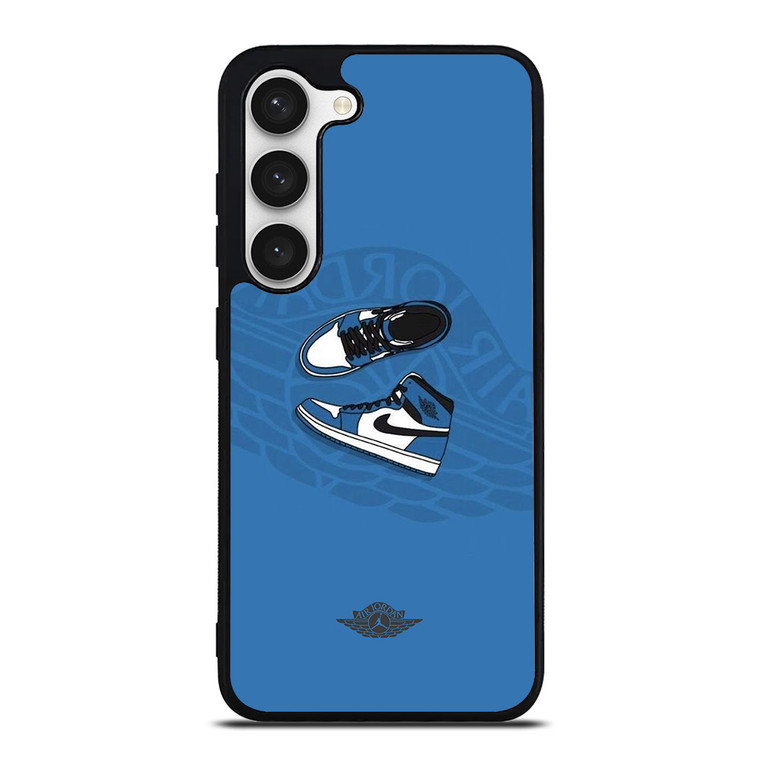 AIR JORDAN 1 SNEAKERS BLUE  Samsung Galaxy S23 Case Cover
