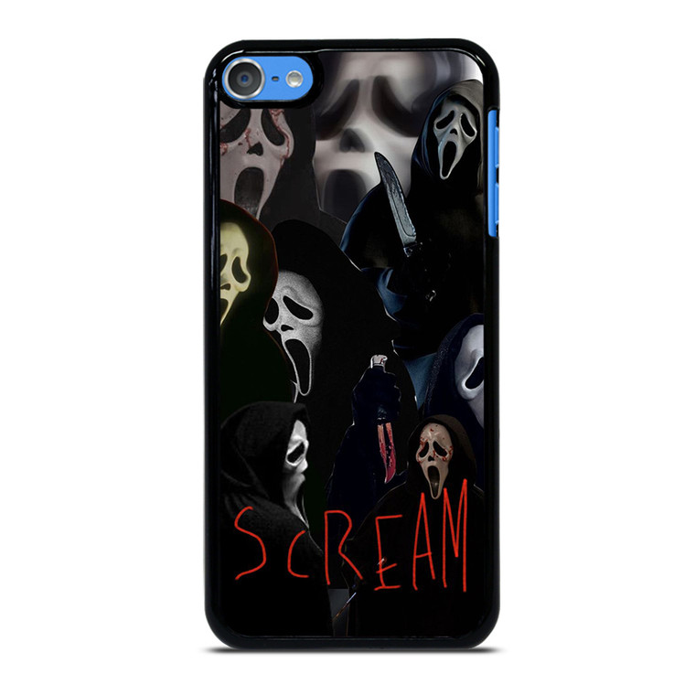 SCREAM GHOST COLLAGE iPod 7 Case Cover
