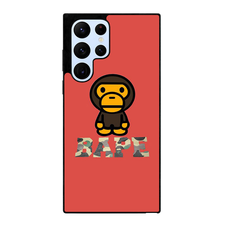 BAPE BABY MILO PINK Samsung Galaxy S22 Ultra Case Cover