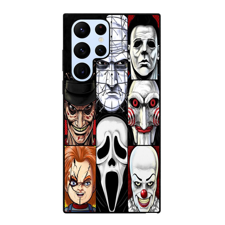 HORROR MOVIES CHARACTERS COLLAGE 2 Samsung Galaxy S22 Ultra Case Cover