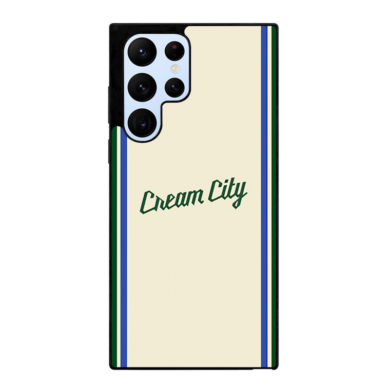 MILAUKEE BUCKS CREAM CITY BASKETBALL KIT Samsung Galaxy S22 Ultra Case Cover