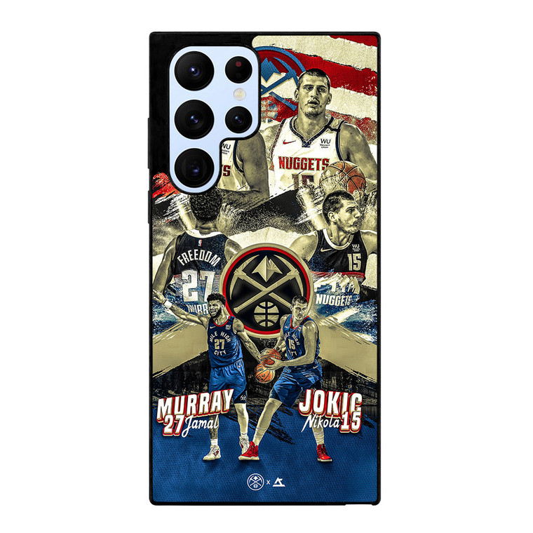 NIKOLA JOKIC X JAMAL MURRAY DENVER NUGGETS Samsung Galaxy S22 Ultra Case Cover NIKOLA JOKIC X JAMAL MURRAY DENVER NUGGETS Samsung Galaxy S22 Ultra Case Cover