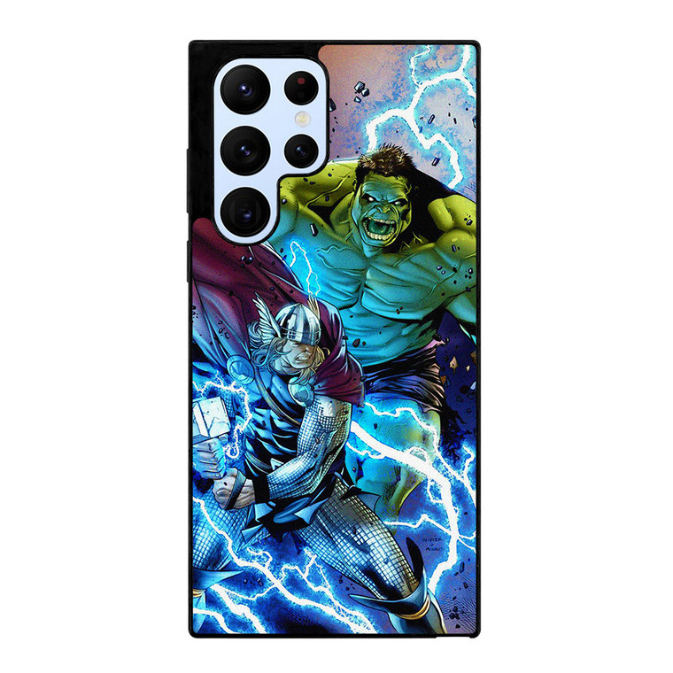 THOR VS HULK MARVEL CARTOON Samsung Galaxy S22 Ultra Case Cover