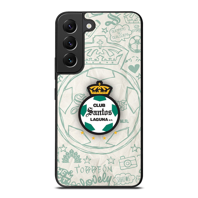 CLUB SANTOS LAGUNA SCRIBBLE LOGO Samsung Galaxy S22 Plus Case Cover