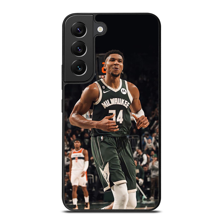 GIANNIS ANTETOKOUNMPO MILWAUKEE BUCKS BASKET Samsung Galaxy S22 Plus Case Cover