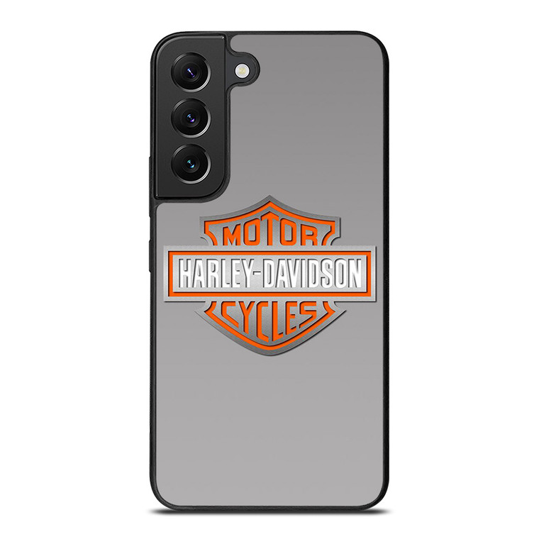 HARLEY DAVIDSON MOTOR GREY LOGO Samsung Galaxy S22 Plus Case Cover HARLEY DAVIDSON MOTOR GREY LOGO Samsung Galaxy S22 Plus Case Cover