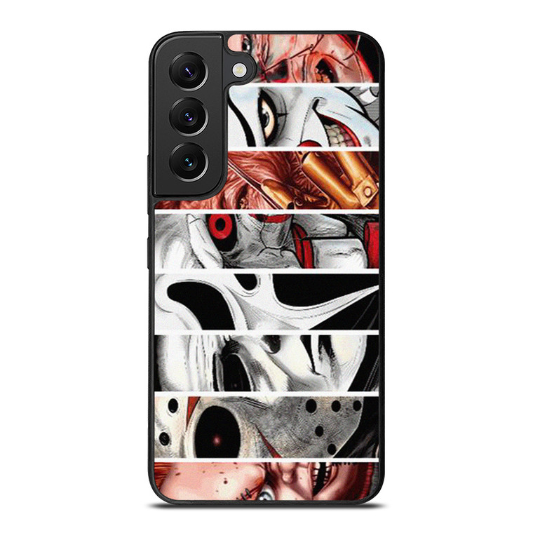 HORROR MOVIES CHARACTERS COLLAGE Samsung Galaxy S22 Plus Case Cover