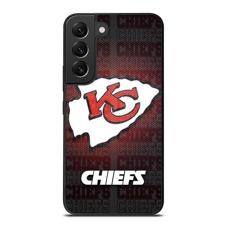 KANSAS CITY CHIEFS METAL Samsung Galaxy S22 Plus Case Cover