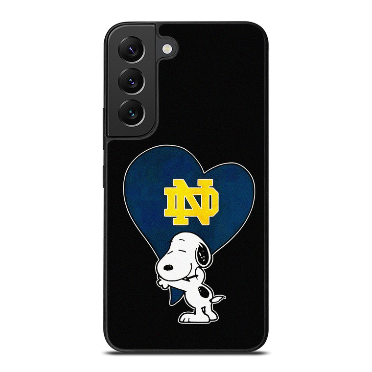 NOTRE DAME FIGHTING IRISH SNOOPY Samsung Galaxy S22 Plus Case Cover