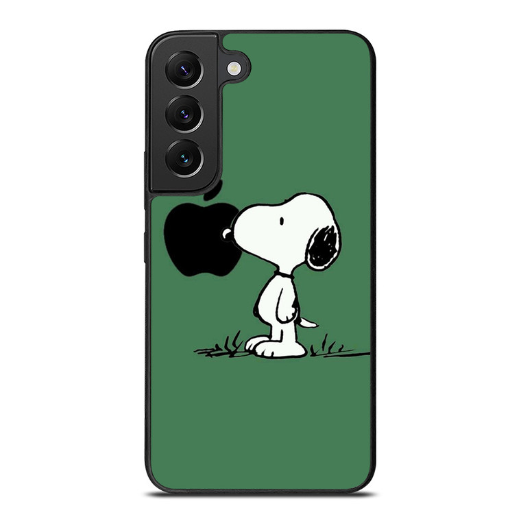 PEANUTS SNOOPY DOG APPLE LOGO Samsung Galaxy S22 Plus Case Cover