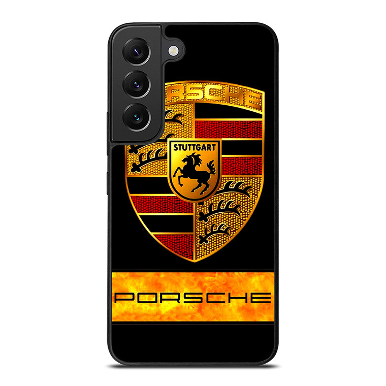PORSCHE GOLD EMBLEM Samsung Galaxy S22 Plus Case Cover