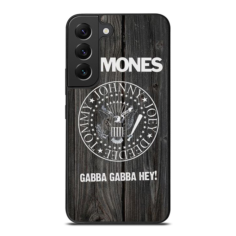 RAMONES BAND WOOD BADGE Samsung Galaxy S22 Plus Case Cover