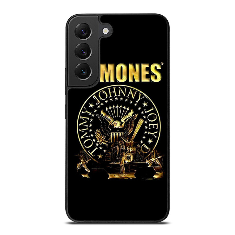 RAMONES ROCK BAND GOLD LOGO Samsung Galaxy S22 Plus Case Cover