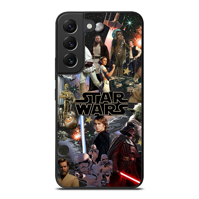 STAR WARS CHARACTERS COLLAGE Samsung Galaxy S22 Plus Case Cover STAR WARS CHARACTERS COLLAGE Samsung Galaxy S22 Plus Case Cover