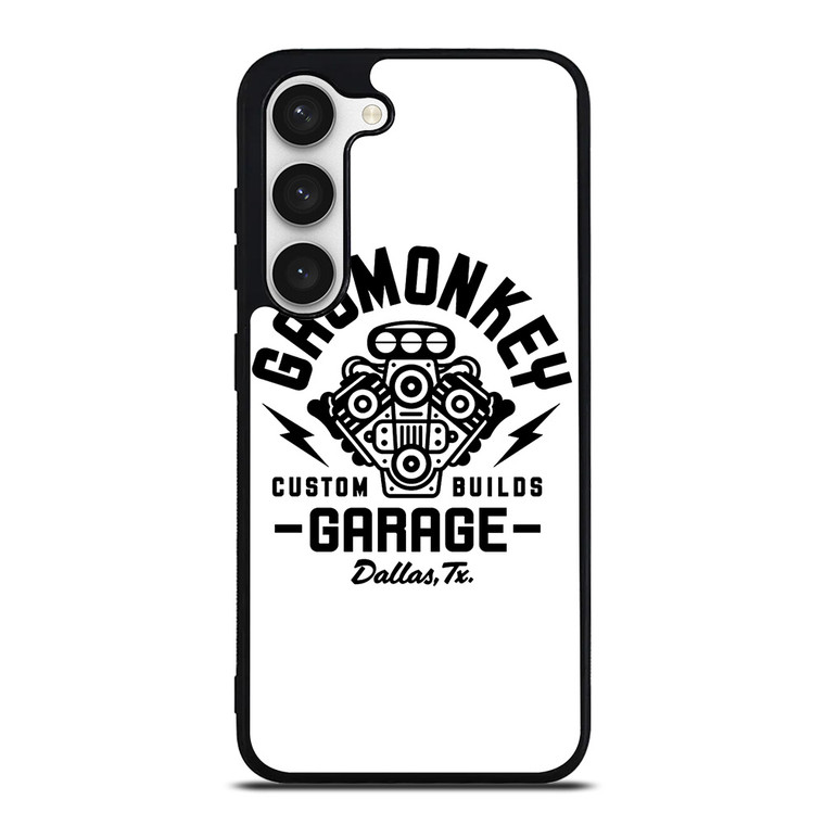 GAS MONKEY GARAGE WHITE LOGO  Samsung Galaxy S23 Case Cover