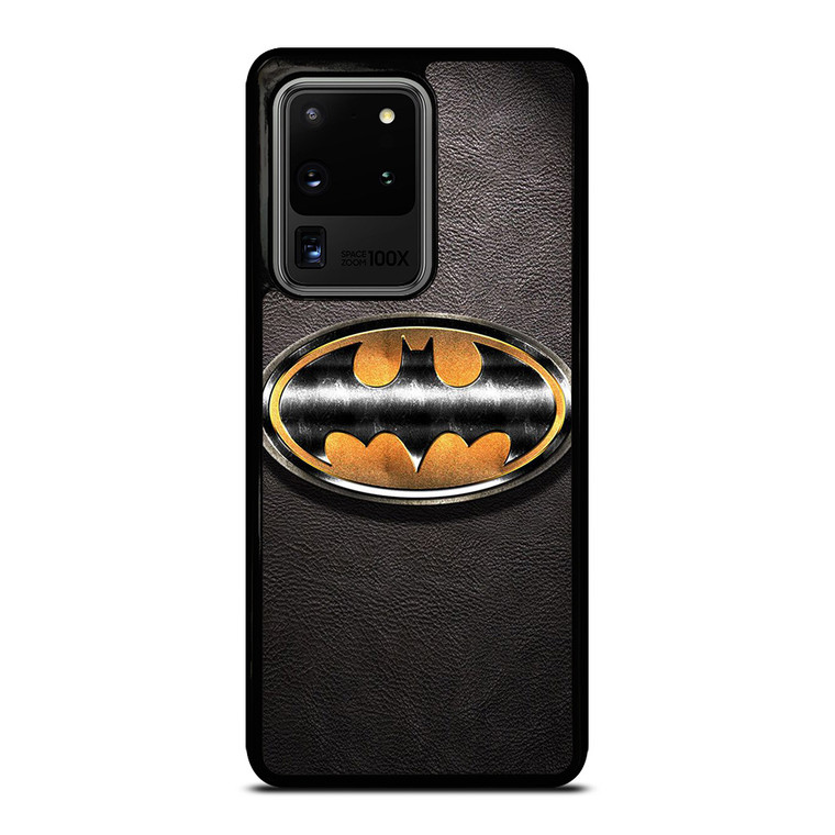 BATMAN EMBLEM LEATHER Samsung Galaxy S21 Ultra Case Cover