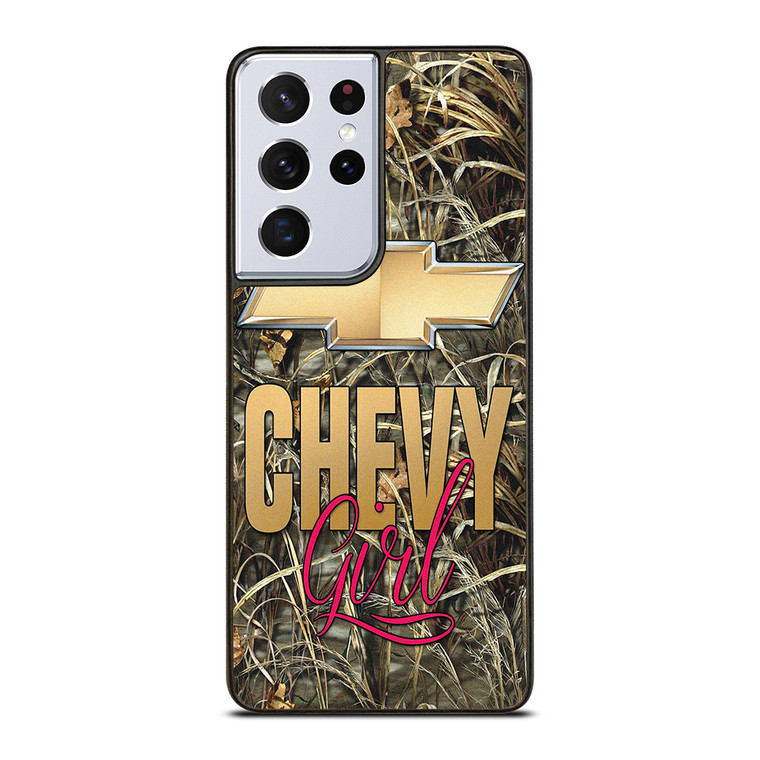 CHEVY GIRL CHEVROLET CAMO Samsung Galaxy S21 Ultra Case Cover