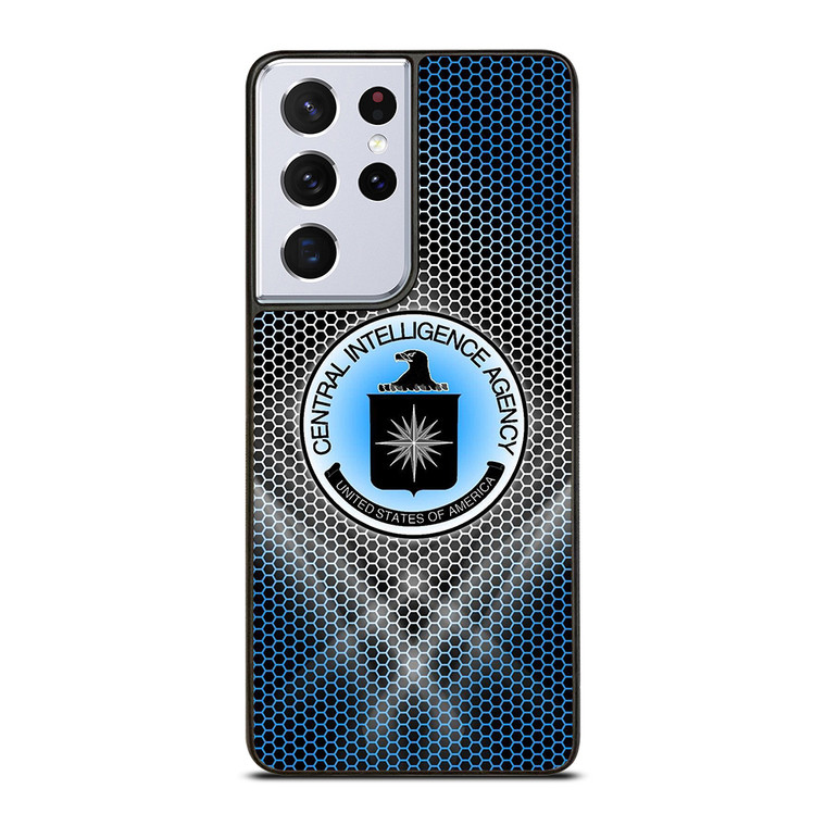 CIA CENTRAL INTELLIGENCE AGENCY CARBON LOGO Samsung Galaxy S21 Ultra Case Cover