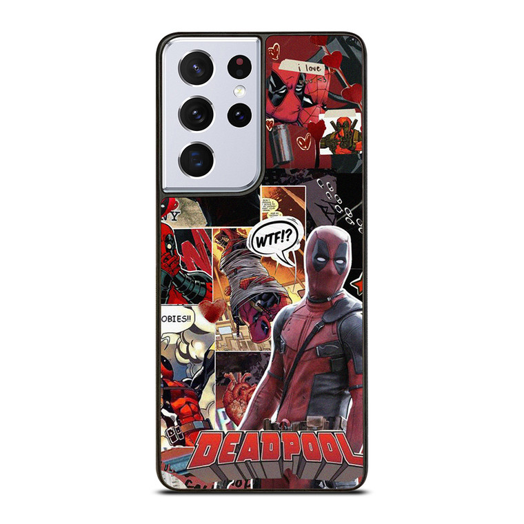 DEADPOOL SUPERHERO COLLAGE Samsung Galaxy S21 Ultra Case Cover