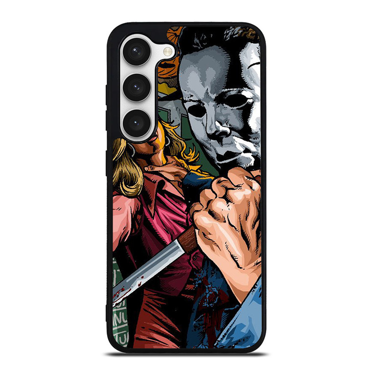 HALLOWEEN MICHAEL MYERS SCARY CARTOON  Samsung Galaxy S23 Case Cover