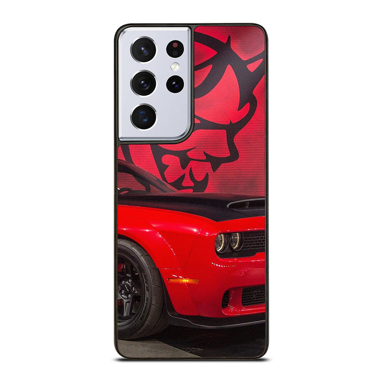 DODGE HELLCAT CAR LOGO Samsung Galaxy S21 Ultra Case Cover DODGE HELLCAT CAR LOGO Samsung Galaxy S21 Ultra Case Cover