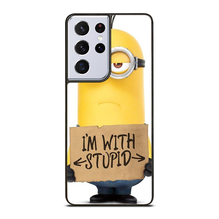 KEVIN MINIONS FUNNY CARTOON Samsung Galaxy S21 Ultra Case Cover