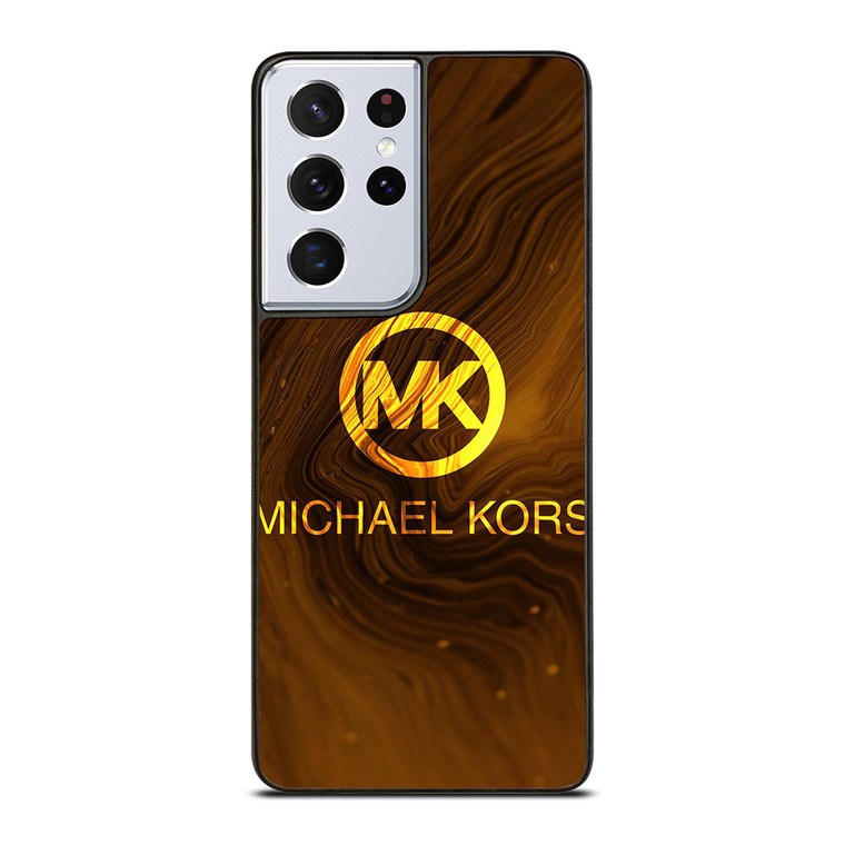 MICHAEL KORS GOLD LOGO Samsung Galaxy S21 Ultra Case Cover MICHAEL KORS GOLD LOGO Samsung Galaxy S21 Ultra Case Cover