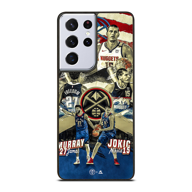 NIKOLA JOKIC X JAMAL MURRAY DENVER NUGGETS Samsung Galaxy S21 Ultra Case Cover NIKOLA JOKIC X JAMAL MURRAY DENVER NUGGETS Samsung Galaxy S21 Ultra Case Cover