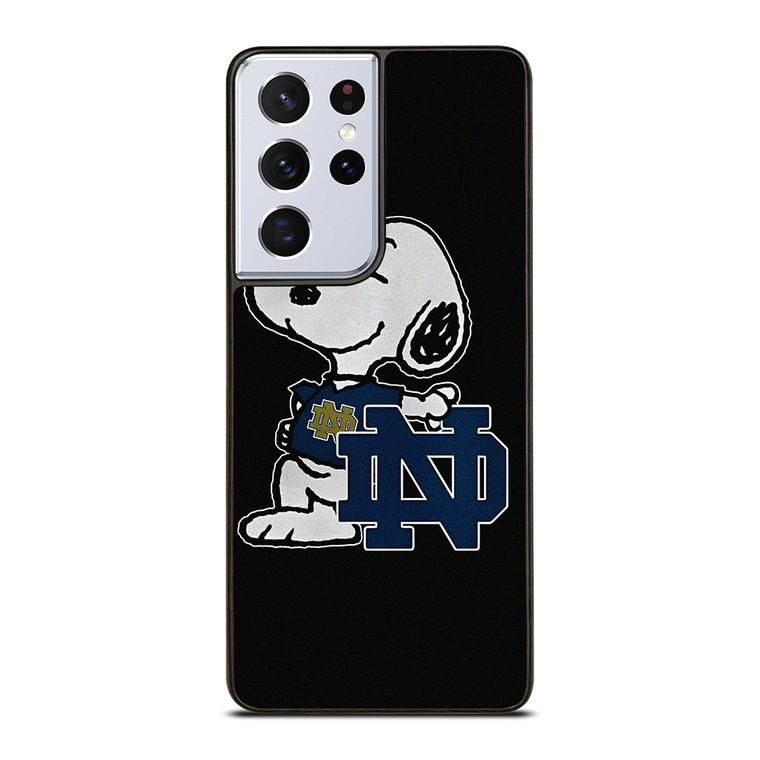 NOTRE DAMME SNOOPY Samsung Galaxy S21 Ultra Case Cover NOTRE DAMME SNOOPY Samsung Galaxy S21 Ultra Case Cover