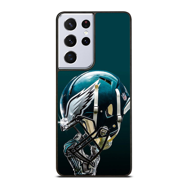 PHILADELPHIA EAGLES HELMET NFL Samsung Galaxy S21 Ultra Case Cover PHILADELPHIA EAGLES HELMET NFL Samsung Galaxy S21 Ultra Case Cover