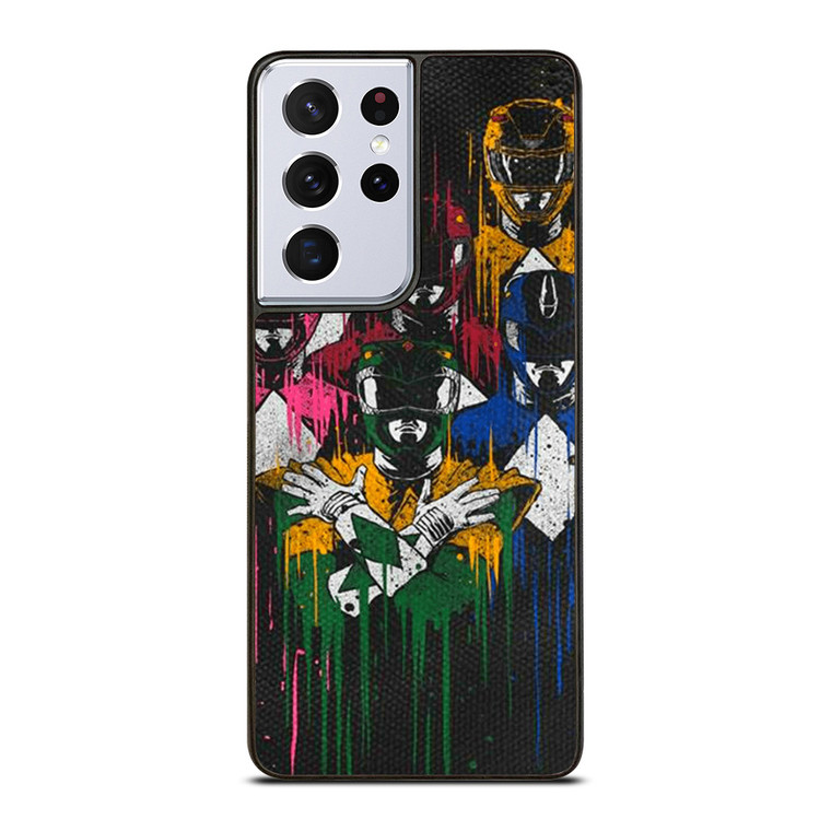 POWER RANGERS BRUSHED ART Samsung Galaxy S21 Ultra Case Cover POWER RANGERS BRUSHED ART Samsung Galaxy S21 Ultra Case Cover