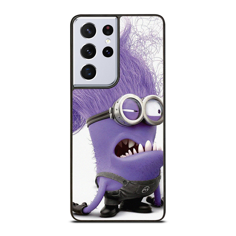 PURPLE MINION CARTOON Samsung Galaxy S21 Ultra Case Cover