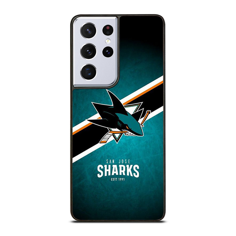 SAN JOSE SHARKS HOCKEY NHL Samsung Galaxy S21 Ultra Case Cover SAN JOSE SHARKS HOCKEY NHL Samsung Galaxy S21 Ultra Case Cover