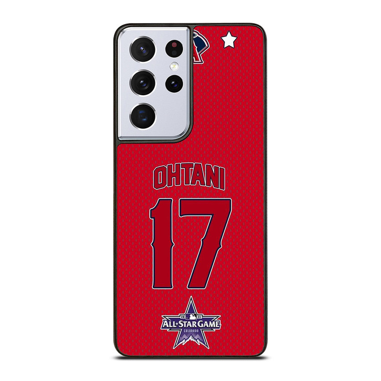 SHOHEI OHTANI LOS ANGELES ANGELS BASEBALL Samsung Galaxy S21 Ultra Case Cover SHOHEI OHTANI LOS ANGELES ANGELS BASEBALL Samsung Galaxy S21 Ultra Case Cover