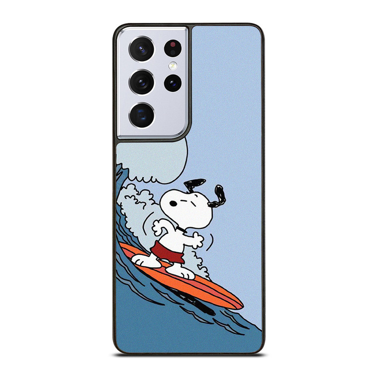 SNOOPY SURFING CARTOON Samsung Galaxy S21 Ultra Case Cover SNOOPY SURFING CARTOON Samsung Galaxy S21 Ultra Case Cover