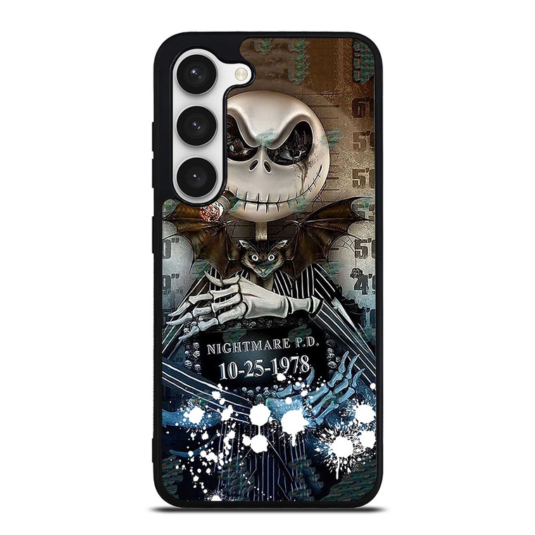 JACK SKELLINGTON NIGHTMARE BEFORE CHRISTMAS MUGSHOT  Samsung Galaxy S23 Case Cover