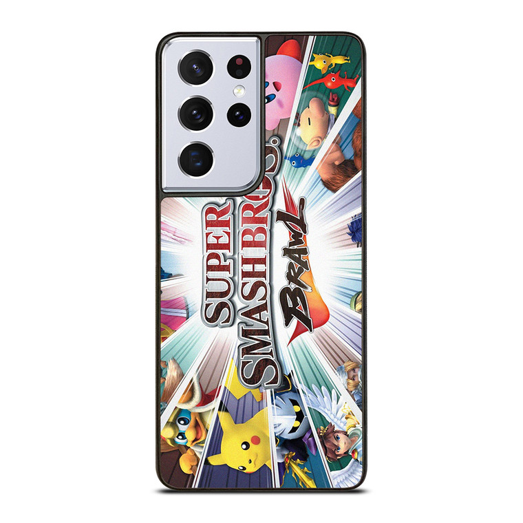 SUPER SMASH BROSH BRAWL LOGO Samsung Galaxy S21 Ultra Case Cover SUPER SMASH BROSH BRAWL LOGO Samsung Galaxy S21 Ultra Case Cover
