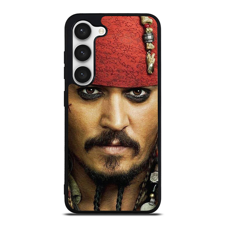 JACK SPARROW FACE PIRATES OF THE CARIBBEAN  Samsung Galaxy S23 Case Cover