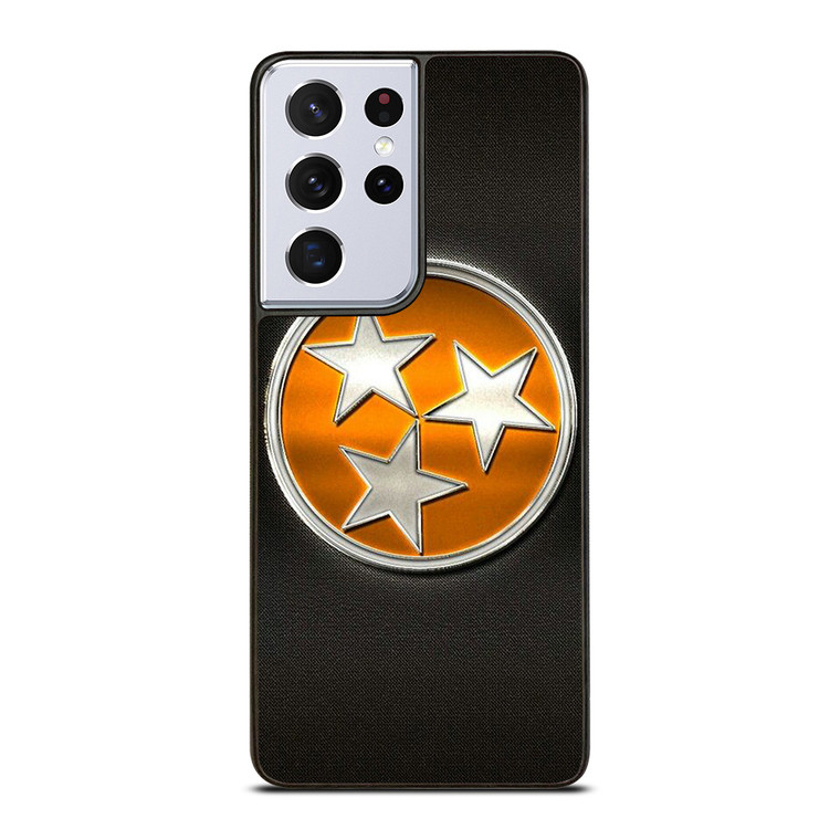 TENNESSEE VOLUNTEERS EMBLEM METAL Samsung Galaxy S21 Ultra Case Cover