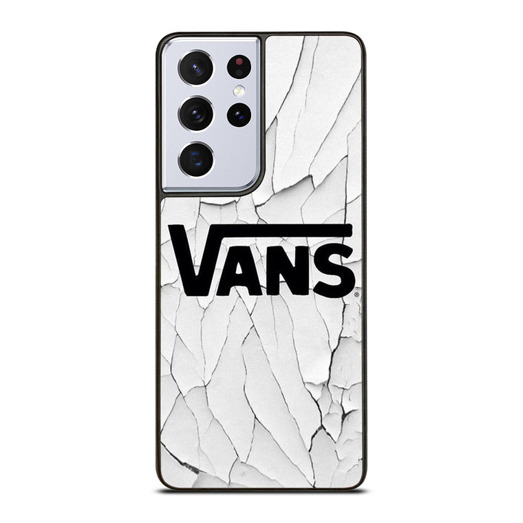 VANS LOGO BROKEN WHITE Samsung Galaxy S21 Ultra Case Cover
